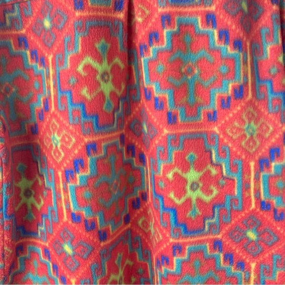 Multi-Coloured Jupiter Crazy Patterned Funky Half-Zip Fleece - Picture 8 of 13